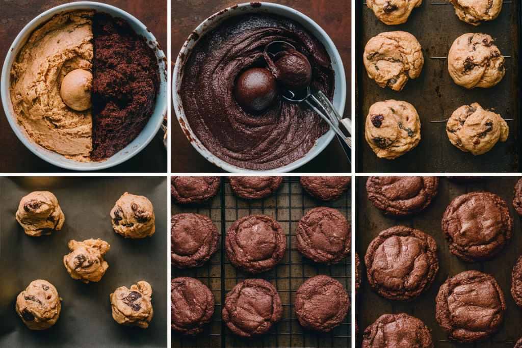 how to make brookies with brownie mix and cookie dough