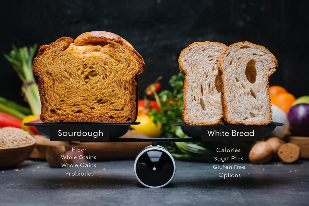 is sourdough bread healthier than white bread