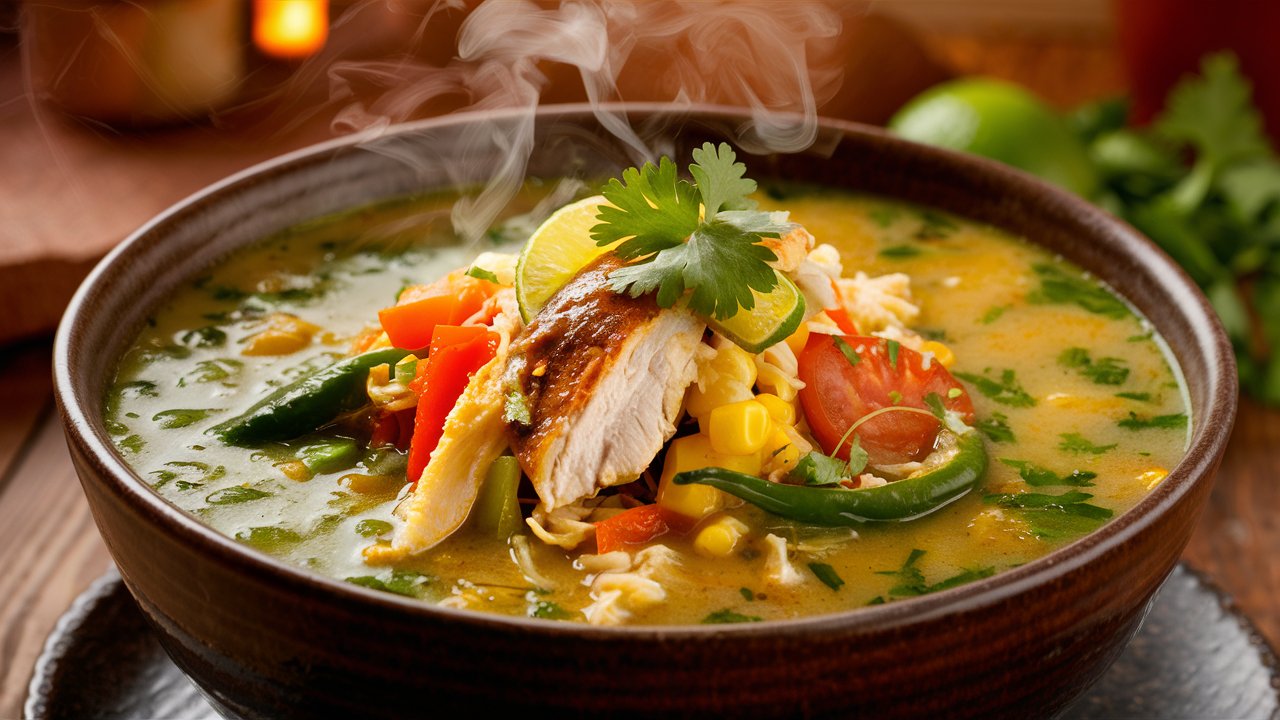 Chicken Poblano Soup Recipe