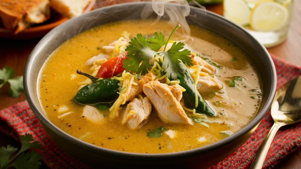 Chicken Poblano Soup Recipe