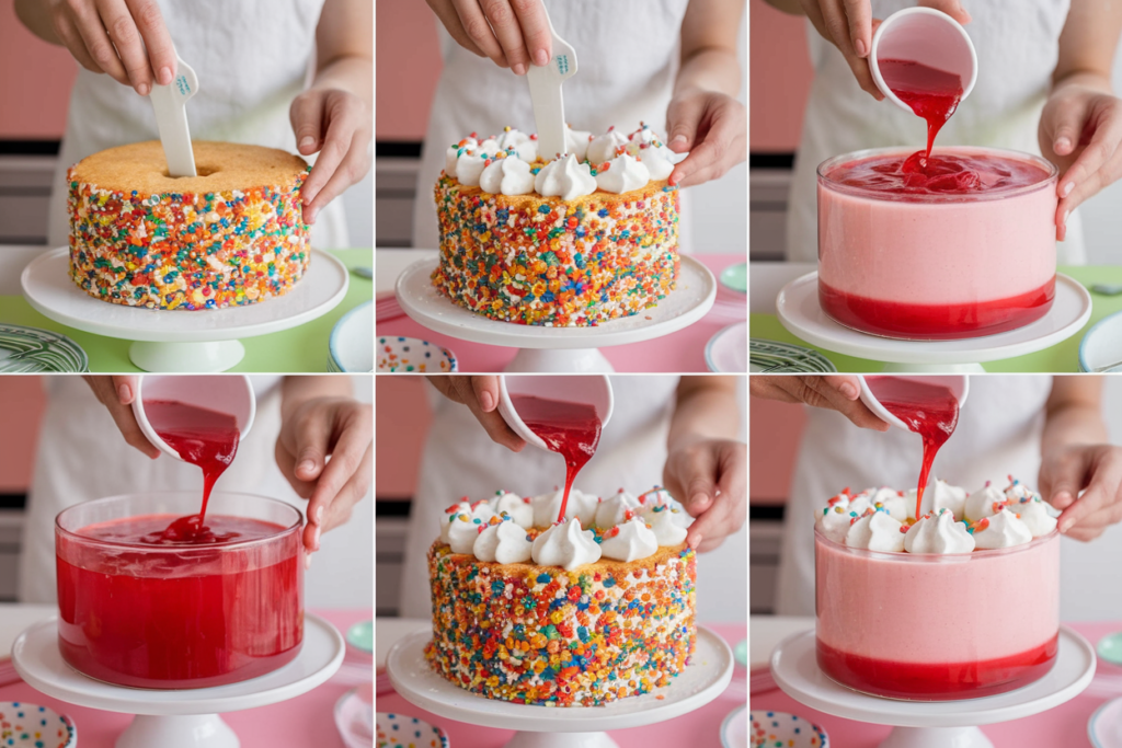 Strawberry Jello Poke Cake