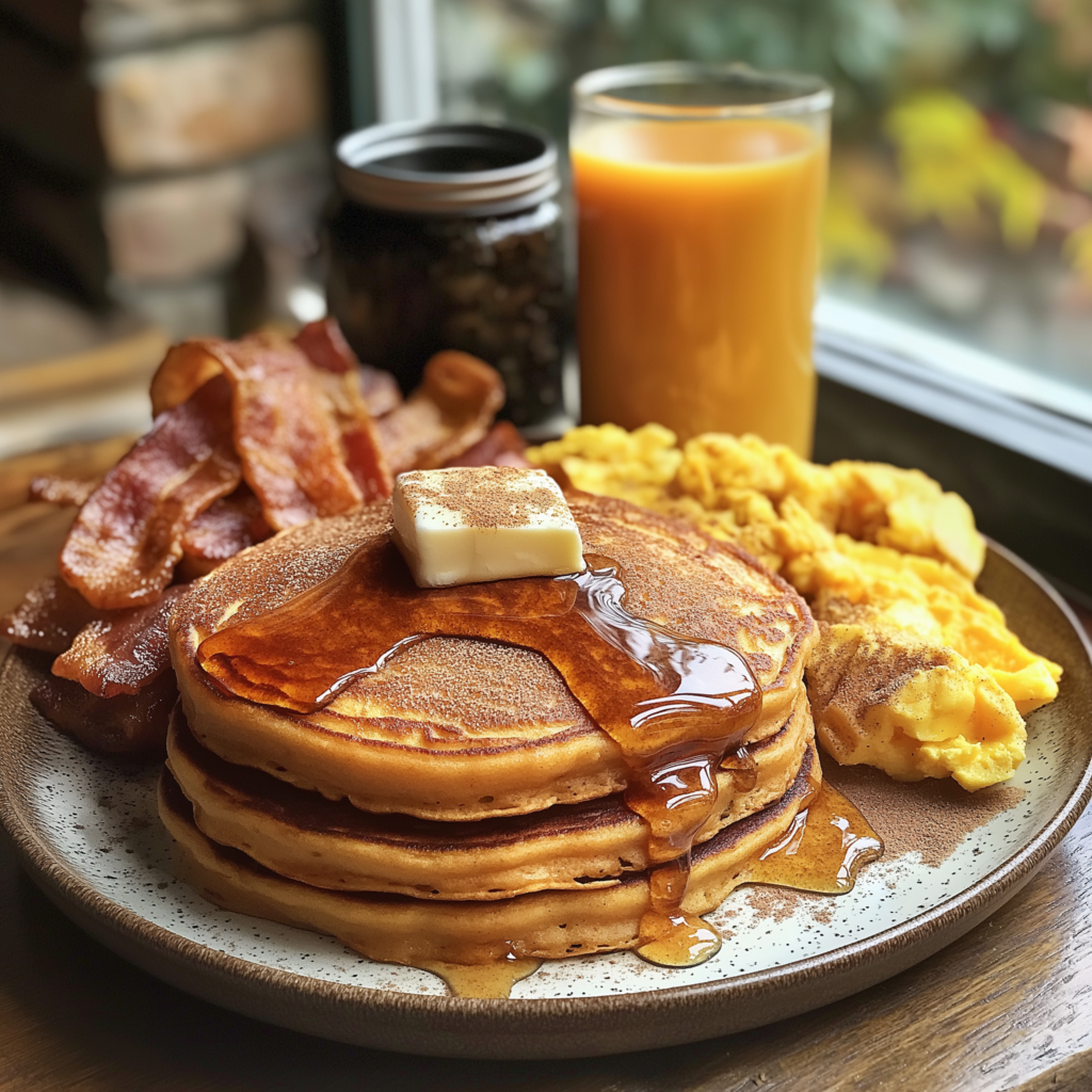 Pumpkin Pancakes with Pancake Mix