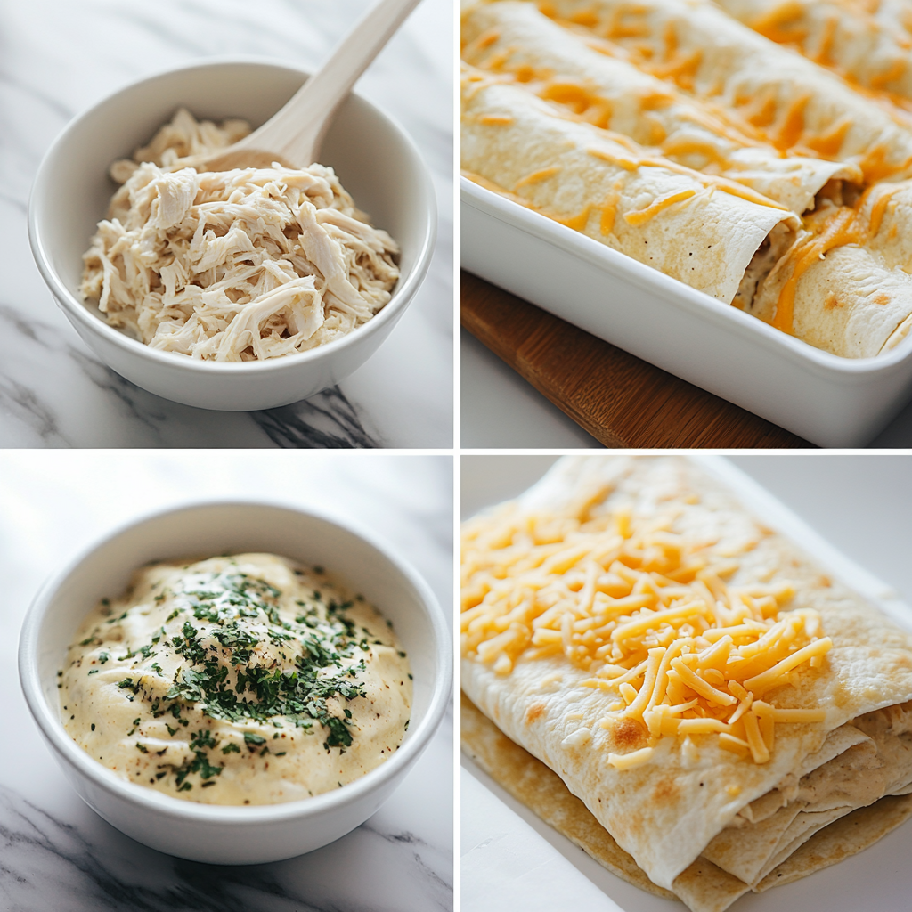 cream cheese chicken enchiladas