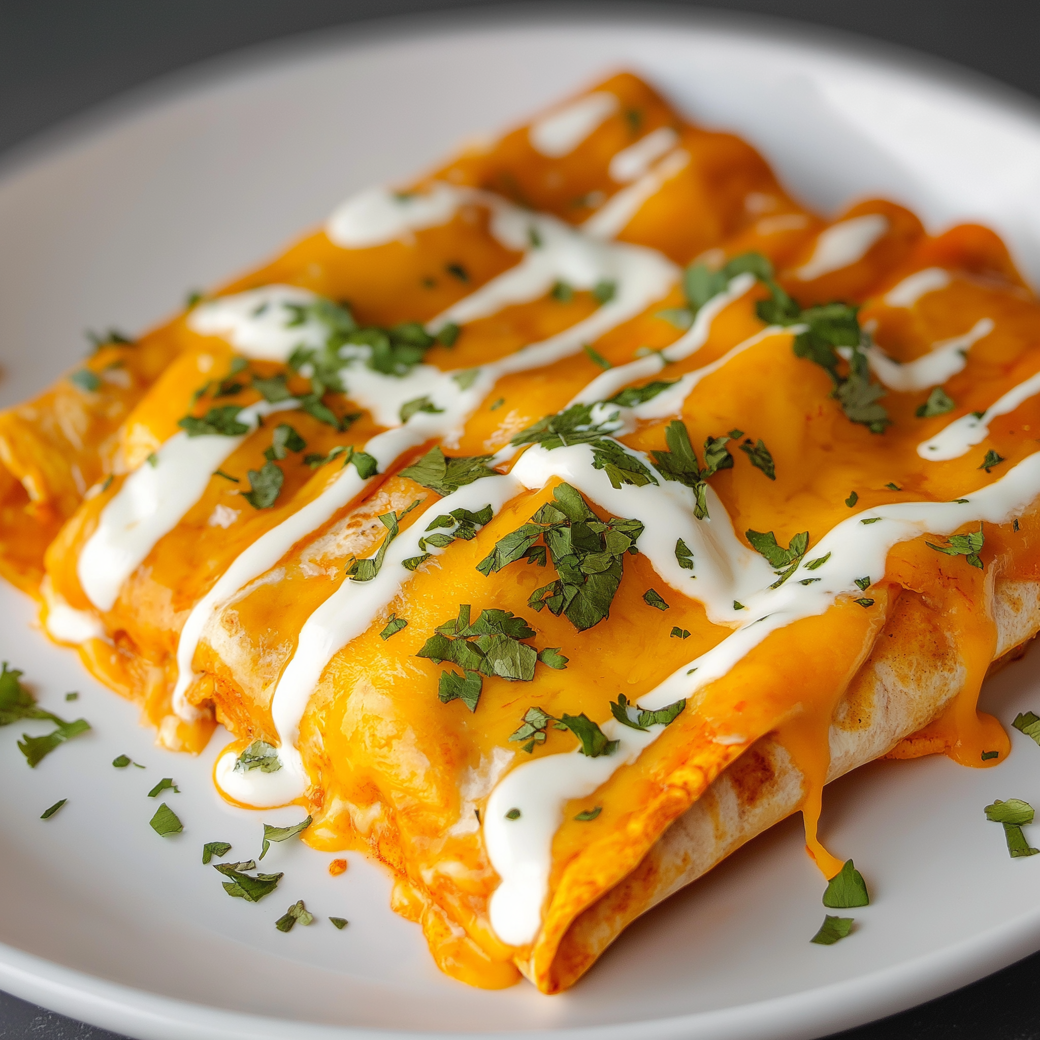 cheesy chicken enchiladas