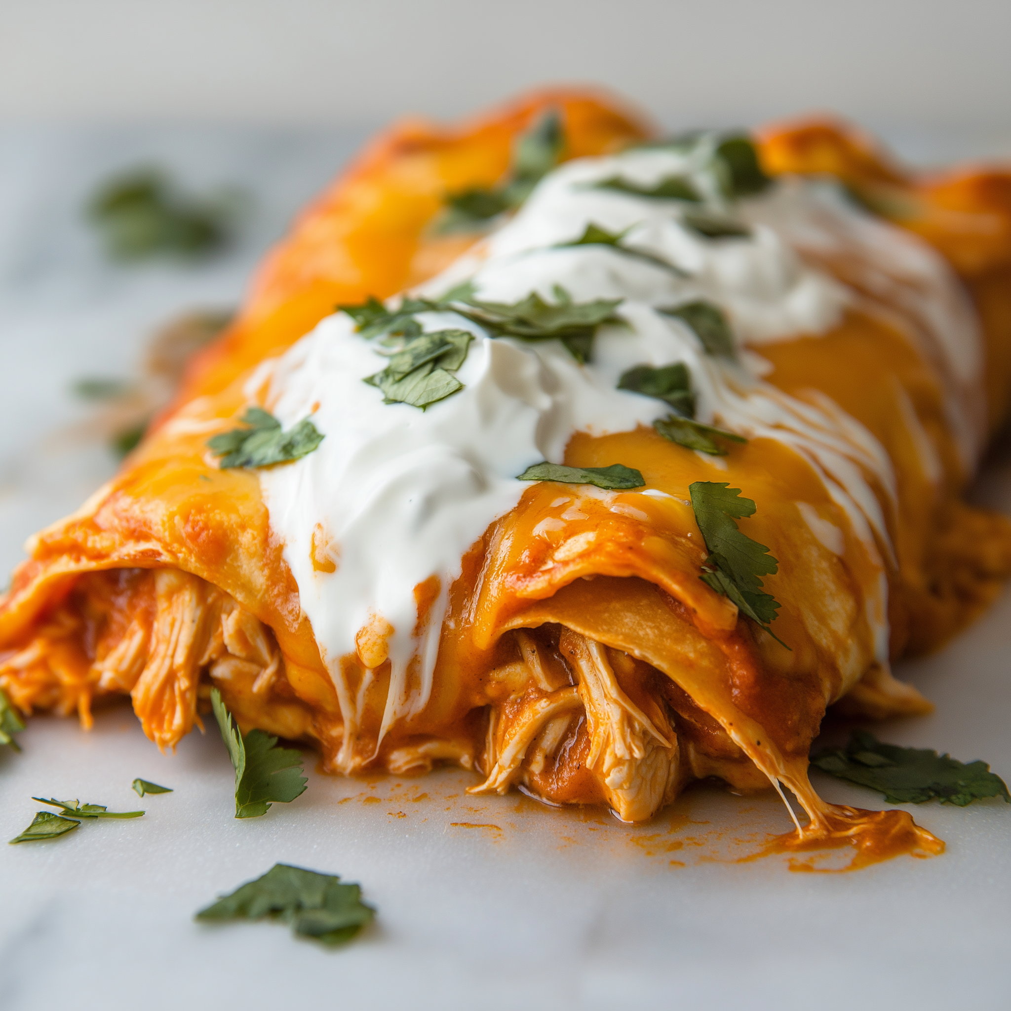 crock pot chicken enchiladas