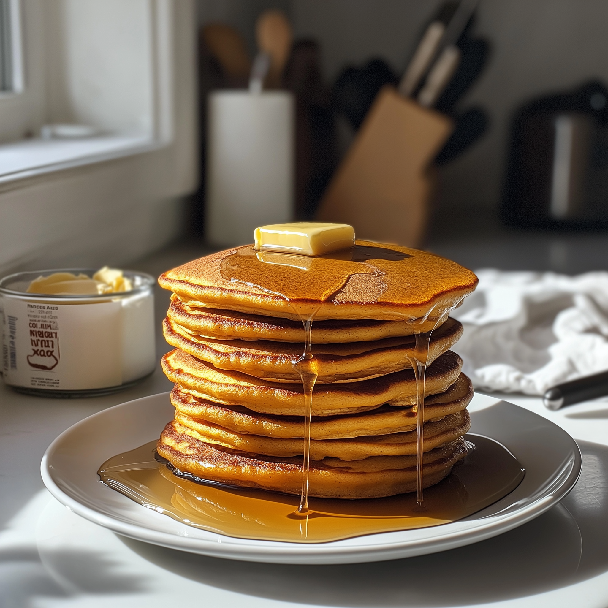 Pumpkin Pancakes with Pancake Mix